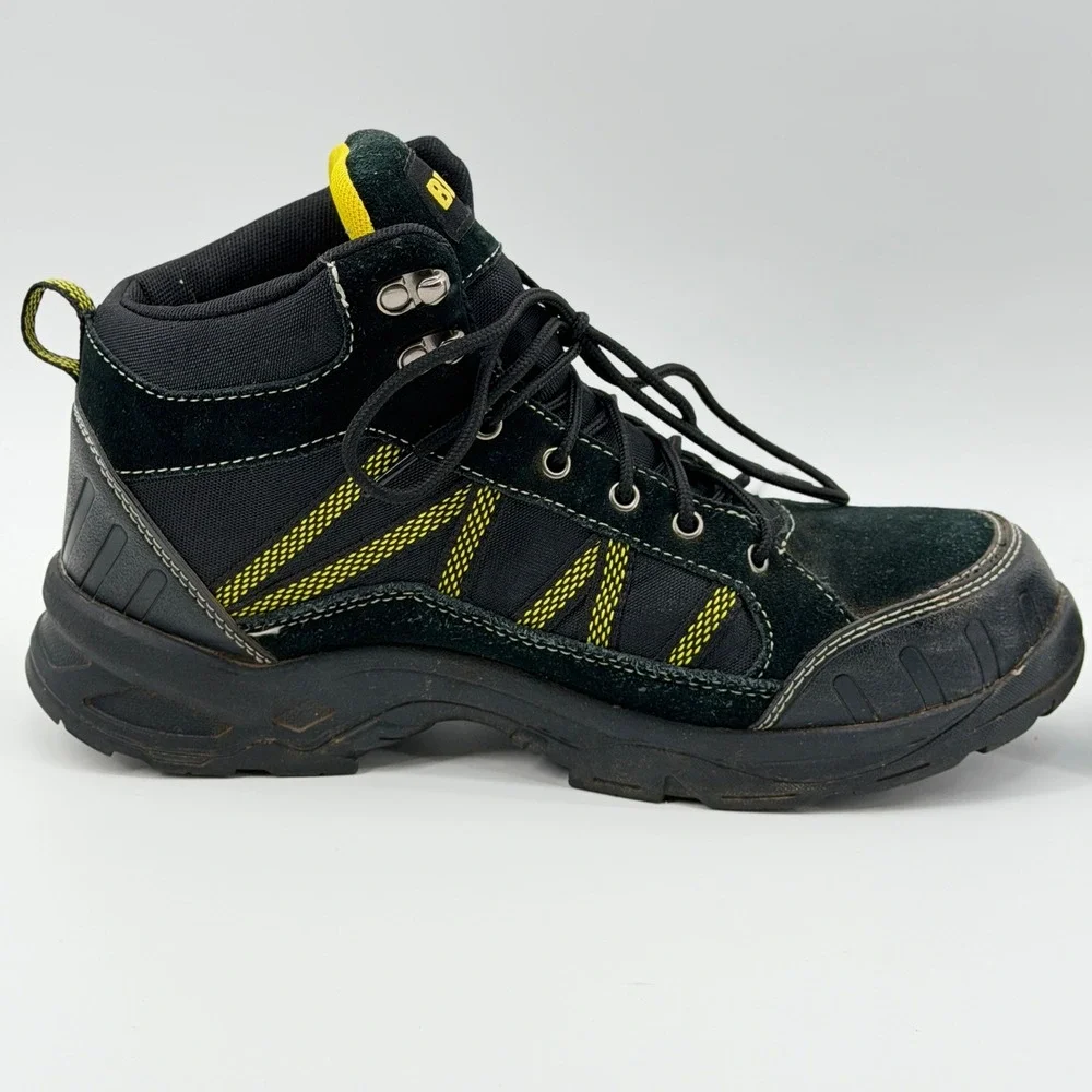 Brahma Mens Waterproof Steel Toe Work Boots Black Yellow MNBR28ES002 Size 8
